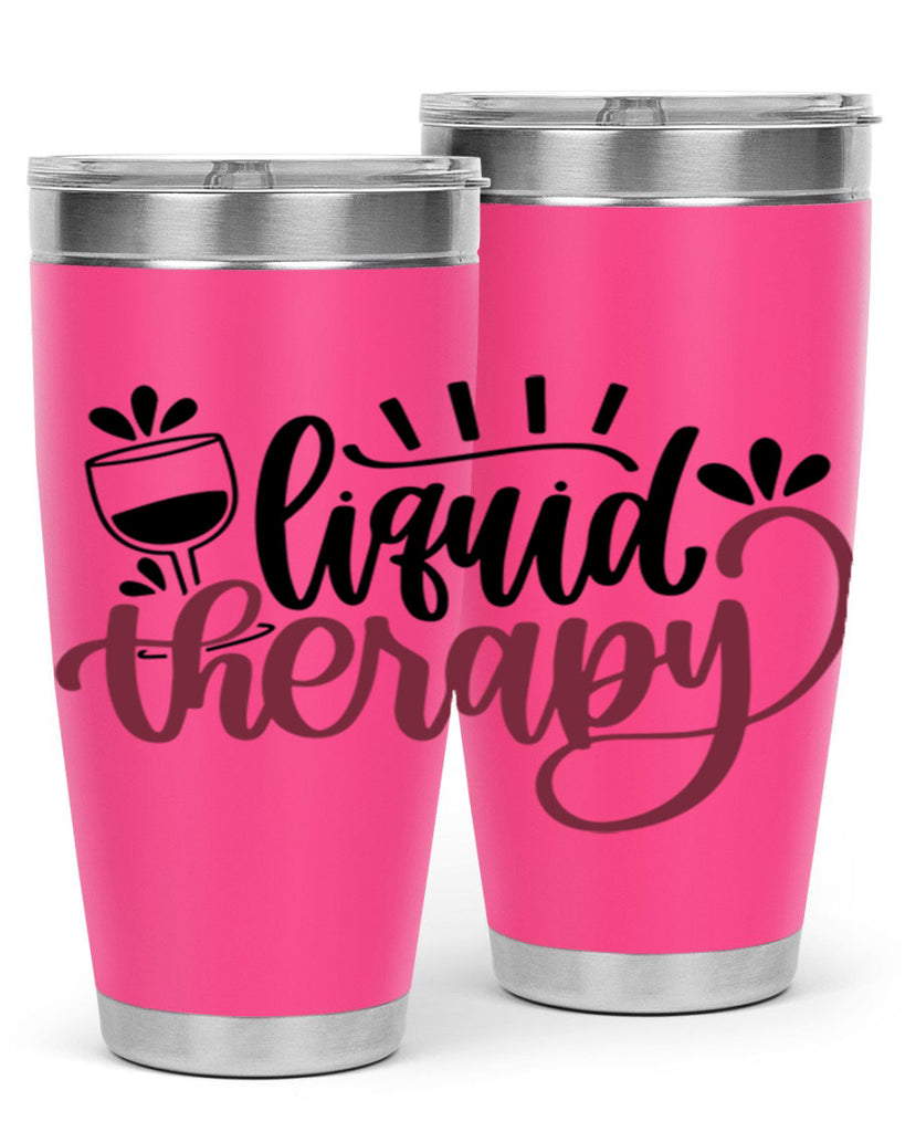 liquid therapy 44#- wine- Tumbler