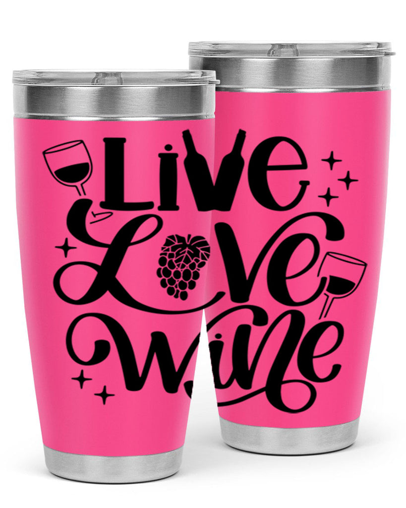 live love wine 43#- wine- Tumbler