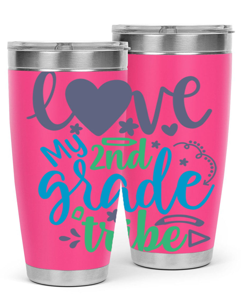 love my 2nd grade tribe 9#- second grade- Tumbler