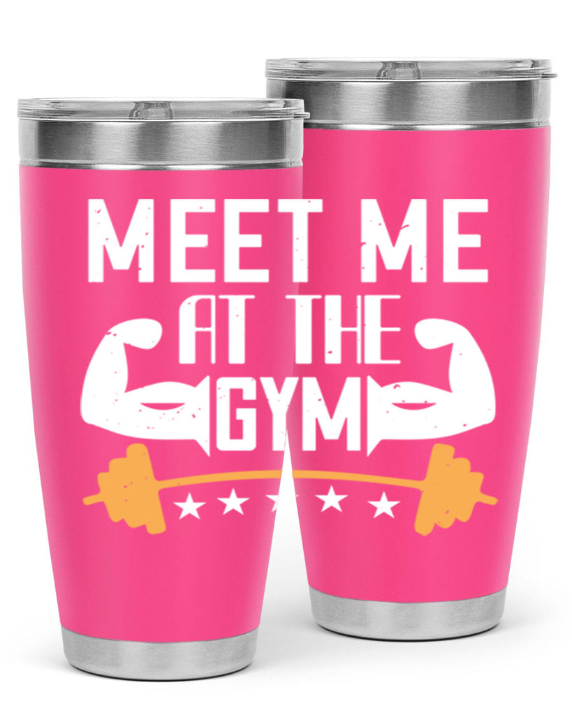 meet me at the gym 83#- gym- Tumbler