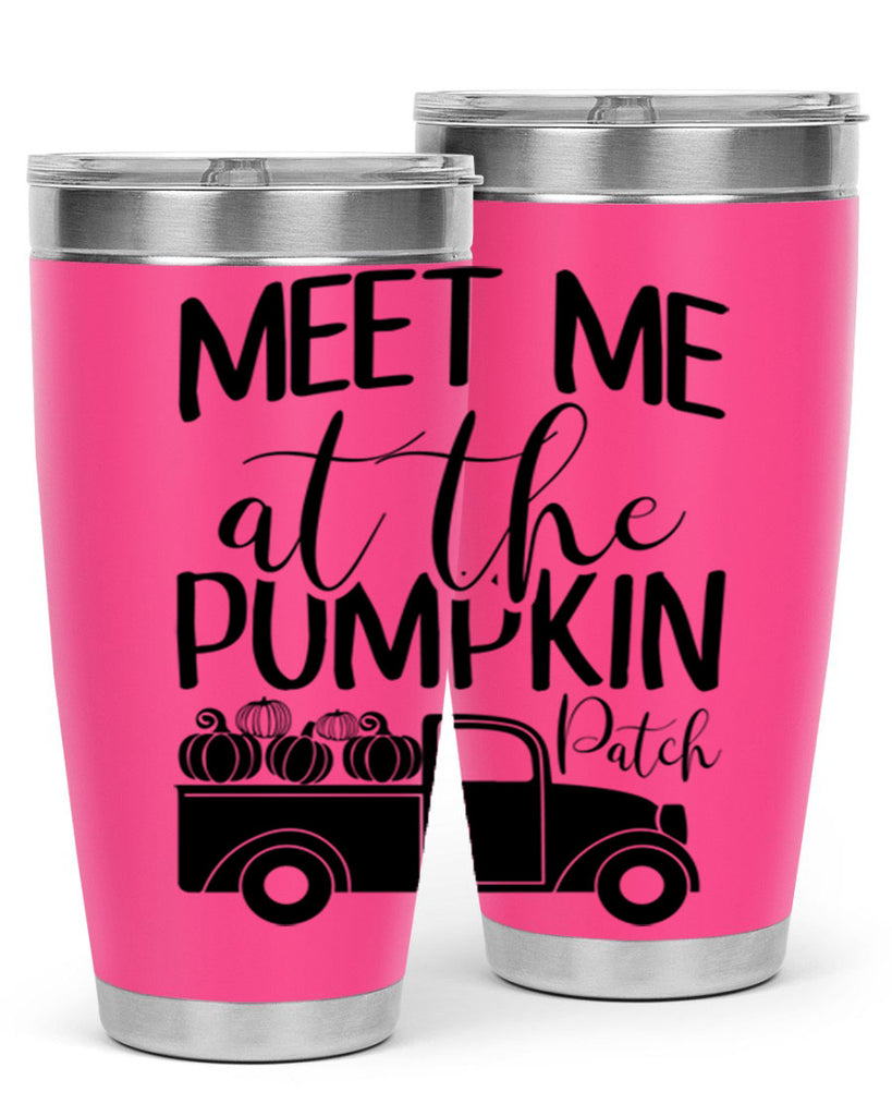 meet me at the pumpkin patch 424#- fall- Tumbler