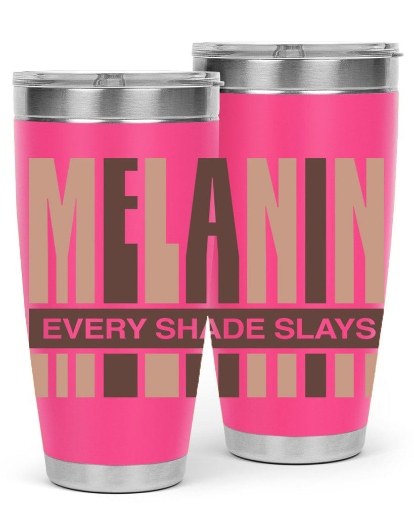 melanin every shade slays 90#- black words phrases- Cotton Tank
