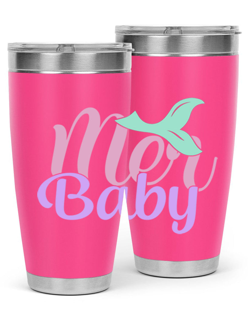 mer baby 3#- mermaid- Tumbler