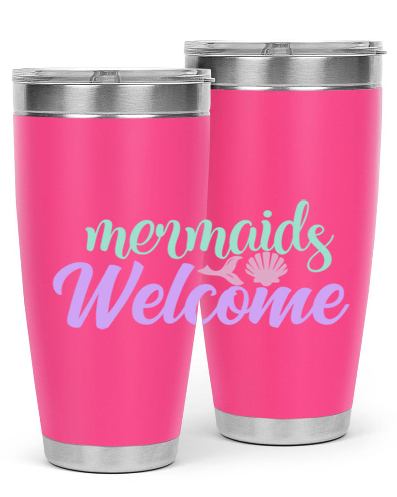 mermaids welcome 6#- mermaid- Tumbler
