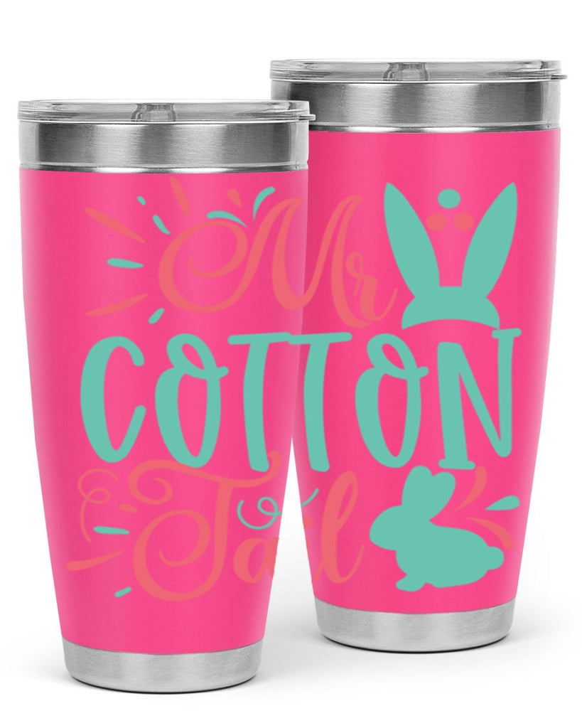 mr cotton tail 109#- easter- Tumbler