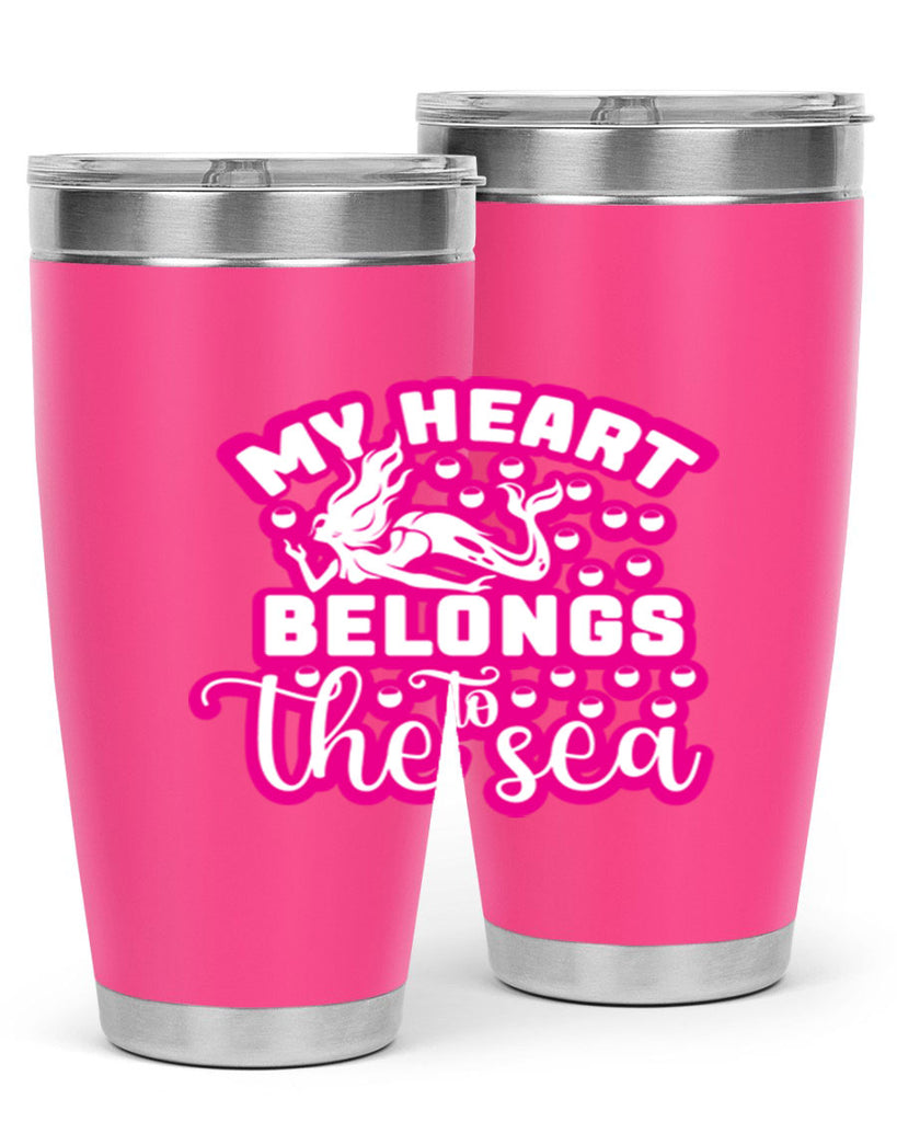 my heart belongs to the sea 515#- mermaid- Tumbler