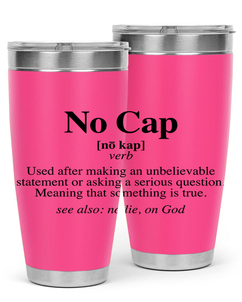 no cap 61#- black words phrases- Cotton Tank