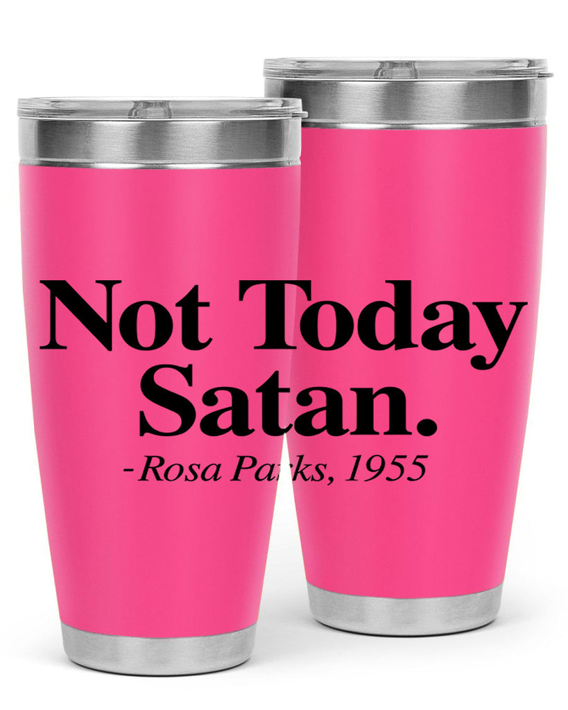 not today satan rosa parks 59#- black words phrases- Cotton Tank