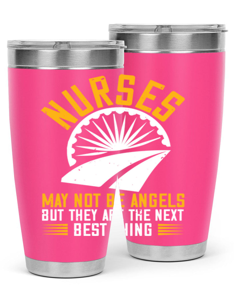 nurses may not be angels Style 265#- nurse- tumbler