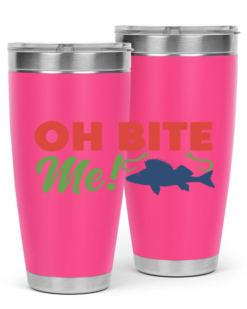 oh bite me 202#- fishing- Tumbler