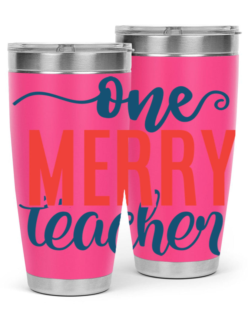 one merry teacher Style 161#- teacher- tumbler