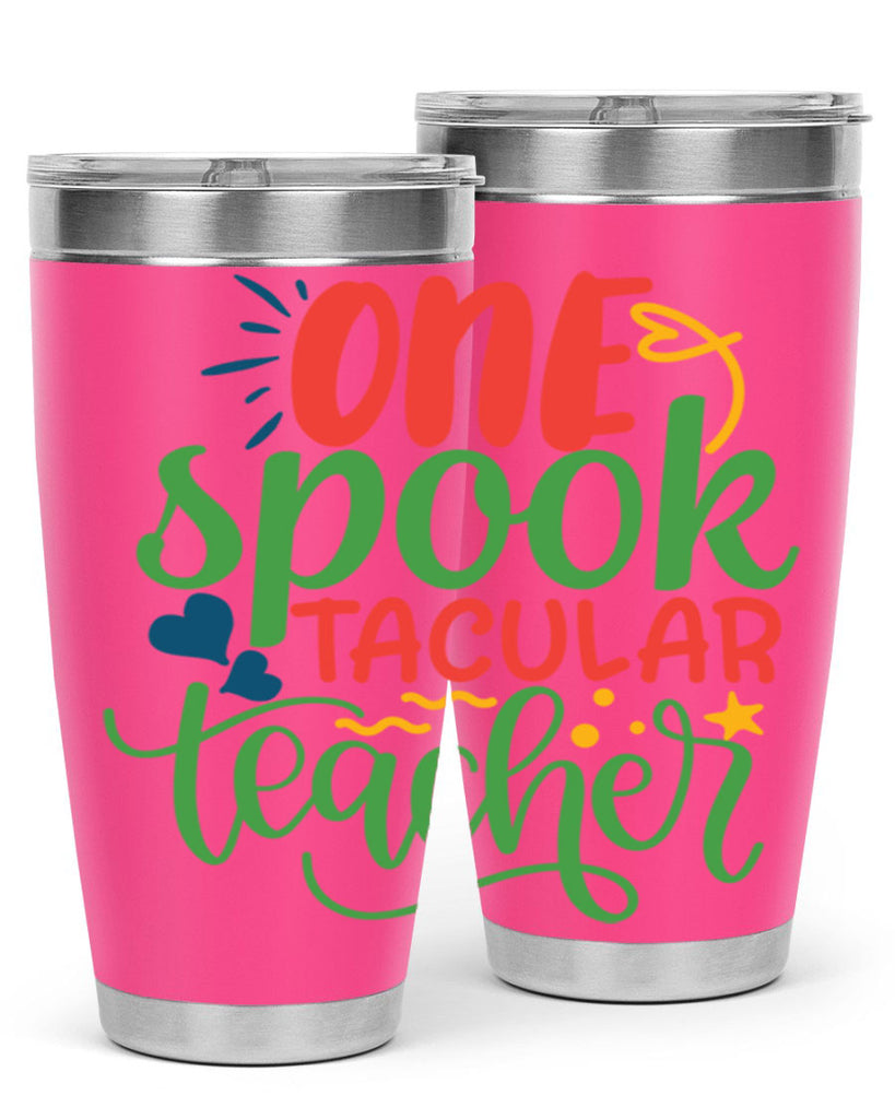 one spook tacular teacher Style 159#- teacher- tumbler