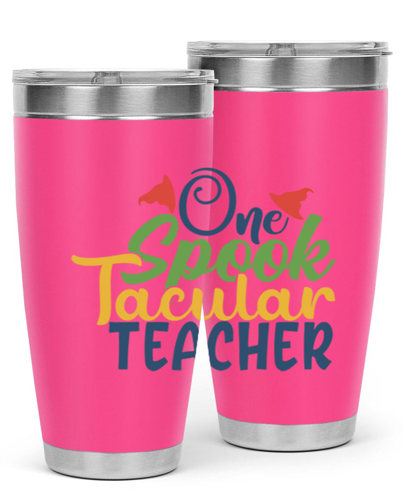 one spook tacular teacher Style 160#- teacher- tumbler