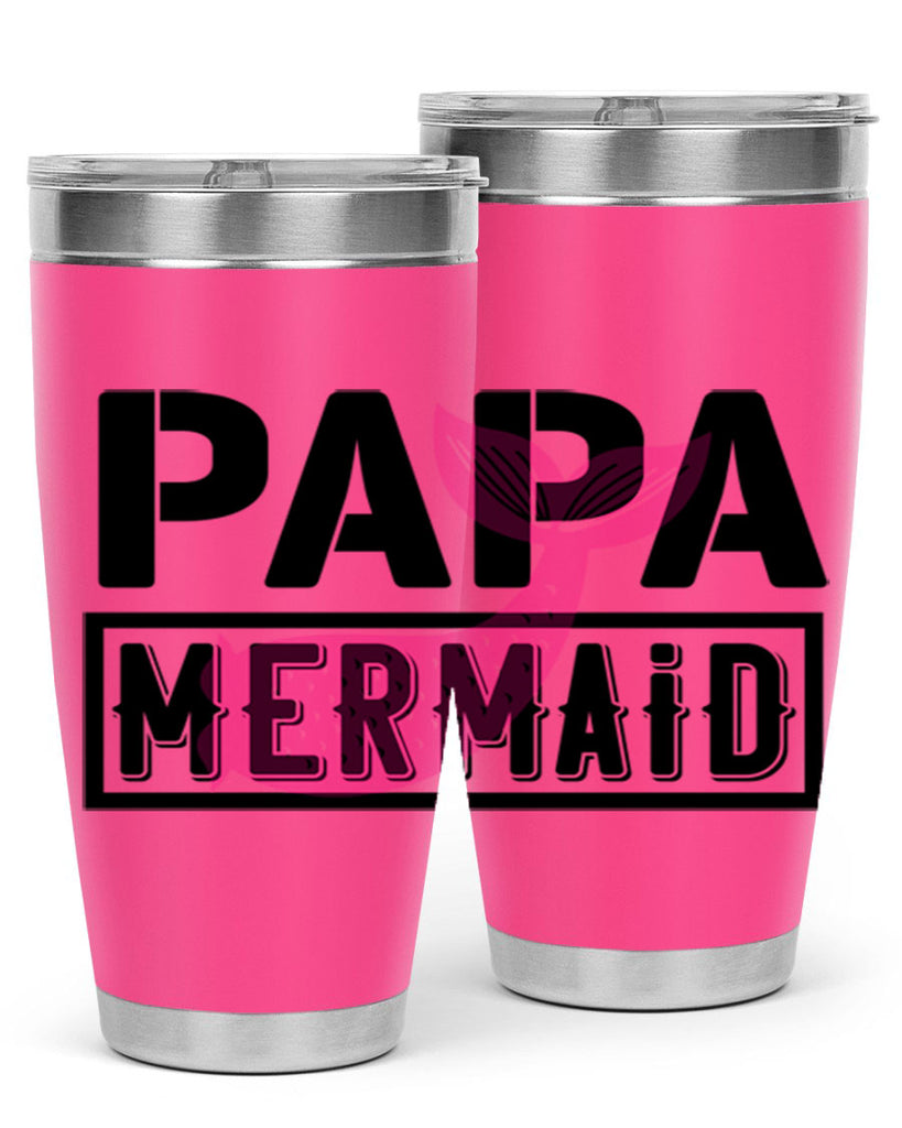 papa mermaid 533#- mermaid- Tumbler