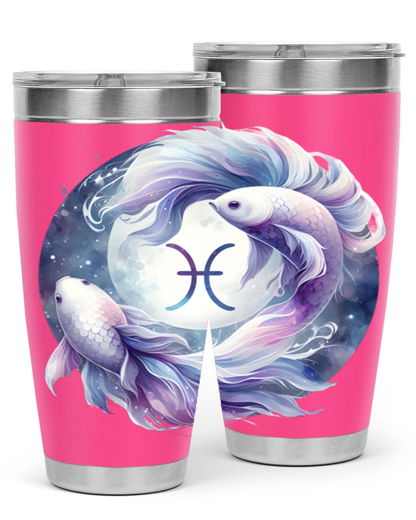 pisces 347#- zodiac- Tumbler