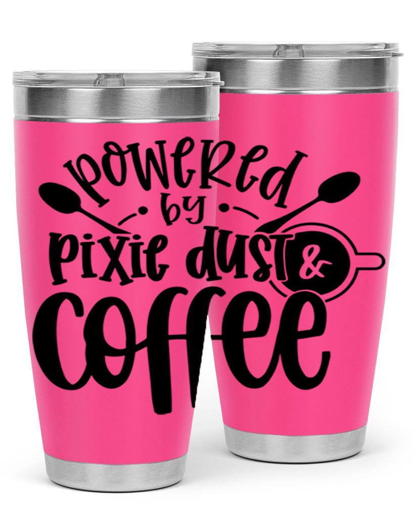 powered by pixie dust coffee 42#- coffee- Tumbler