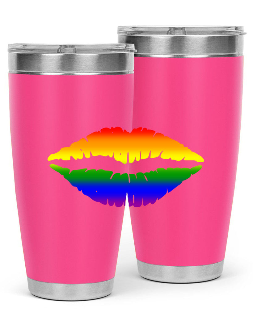 rainbow lips 6#- lgbt- Tumbler