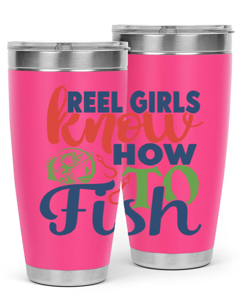 reel girls know how to fish 197#- fishing- Tumbler