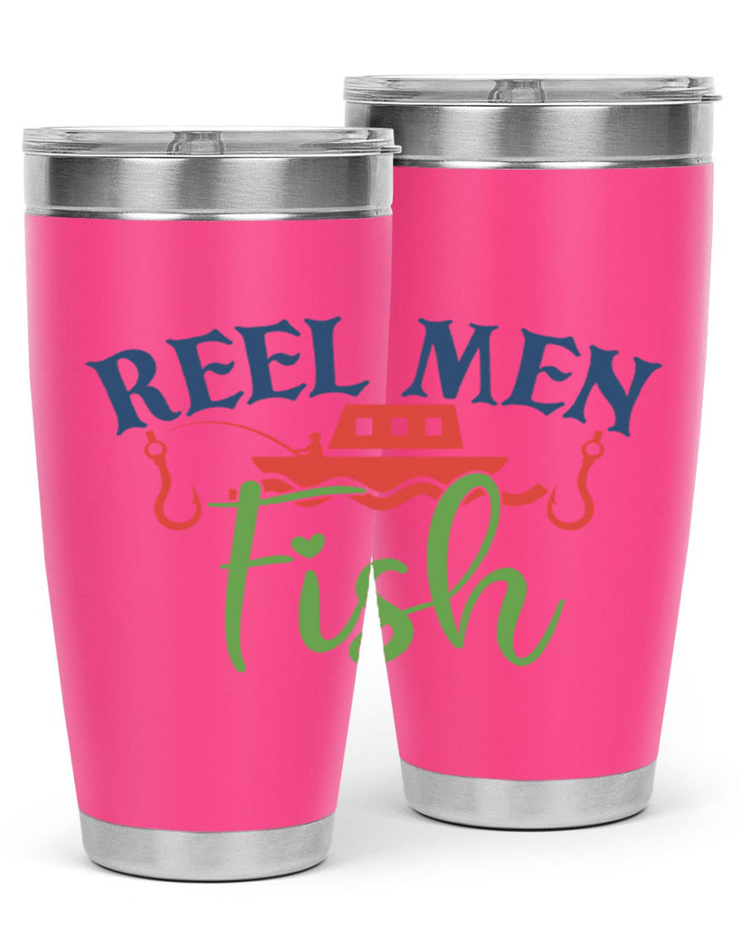 reel men fish 196#- fishing- Tumbler