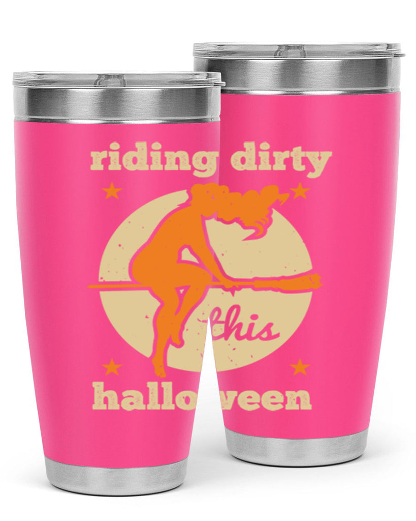 riding dirty this halloween 133#- halloween- Tumbler