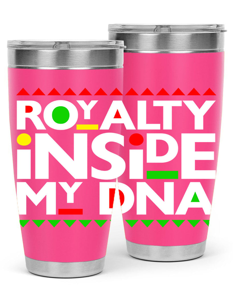 royalty inside my dna 42#- black words phrases- Cotton Tank