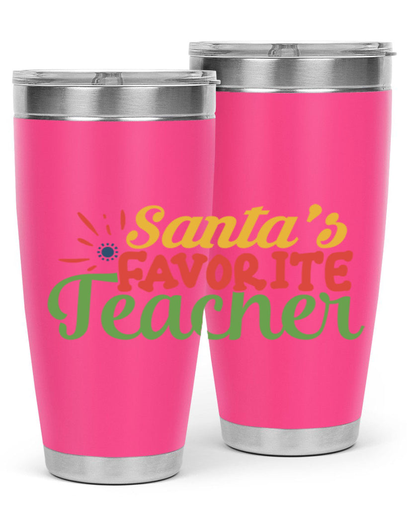 santas favorite teacher Style 152#- teacher- tumbler