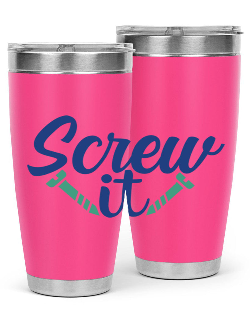 screw it 168#- wine- Tumbler