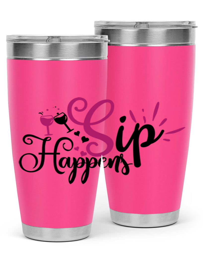 sip happens 163#- wine- Tumbler