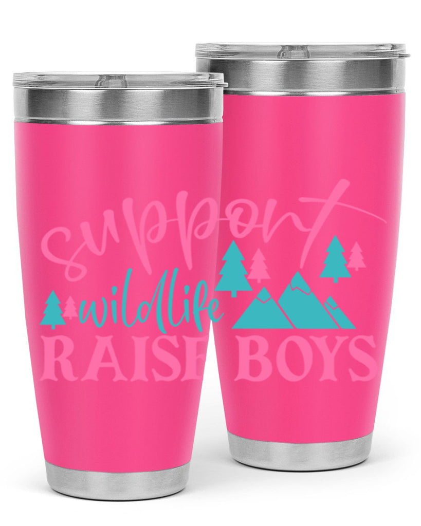 support wildlife raise boys 300#- mom- Tumbler