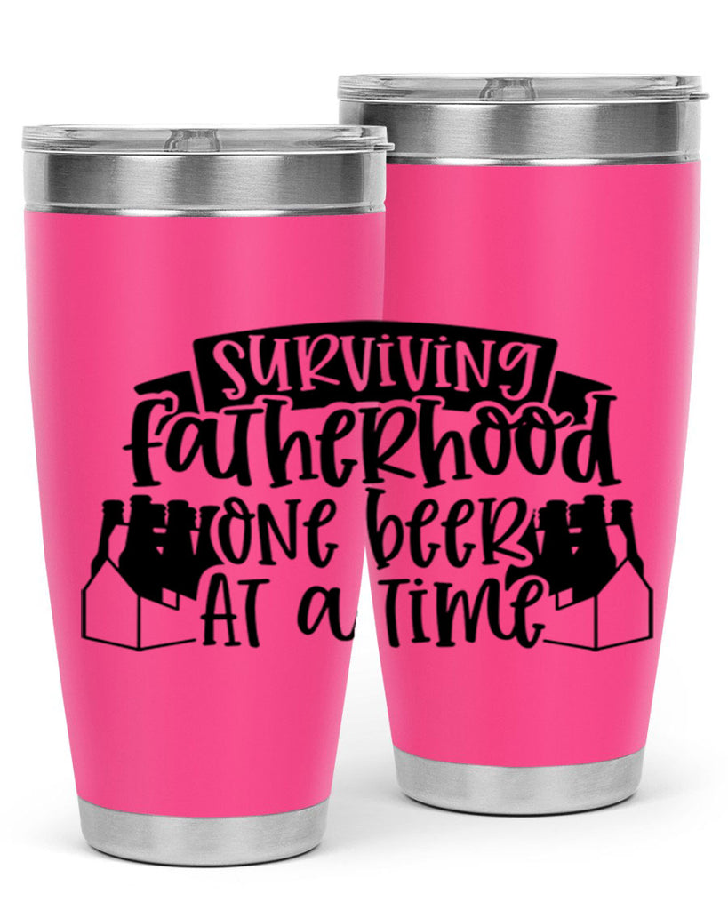 surviving fatherhood one beer at a time 19#- fathers day- Tumbler