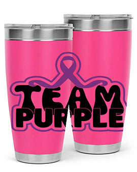 team purple 216#- alzheimers- Tumbler