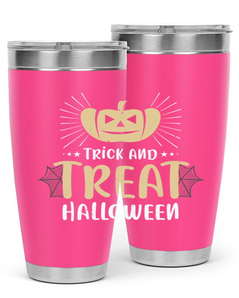 trick and treat halloween 125#- halloween- Tumbler