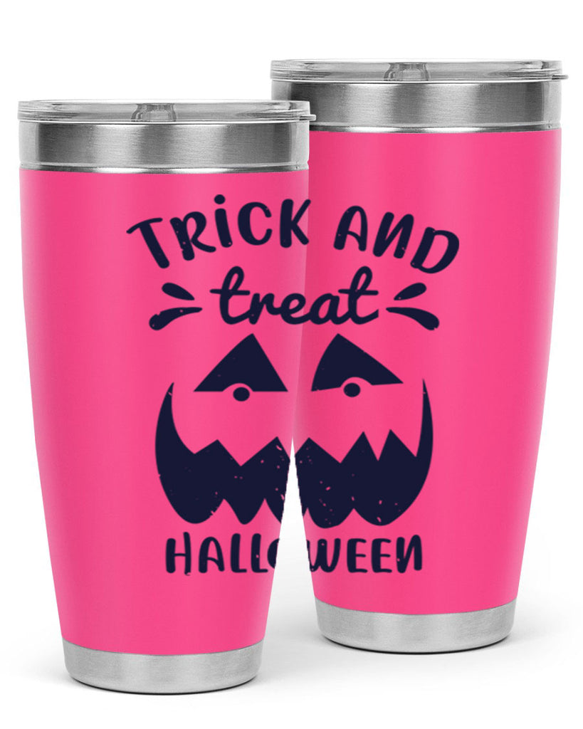 trick and treat halloween 126#- halloween- Tumbler