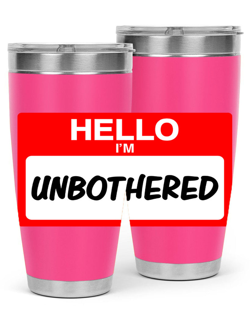 unbothered 14#- black words phrases- Cotton Tank