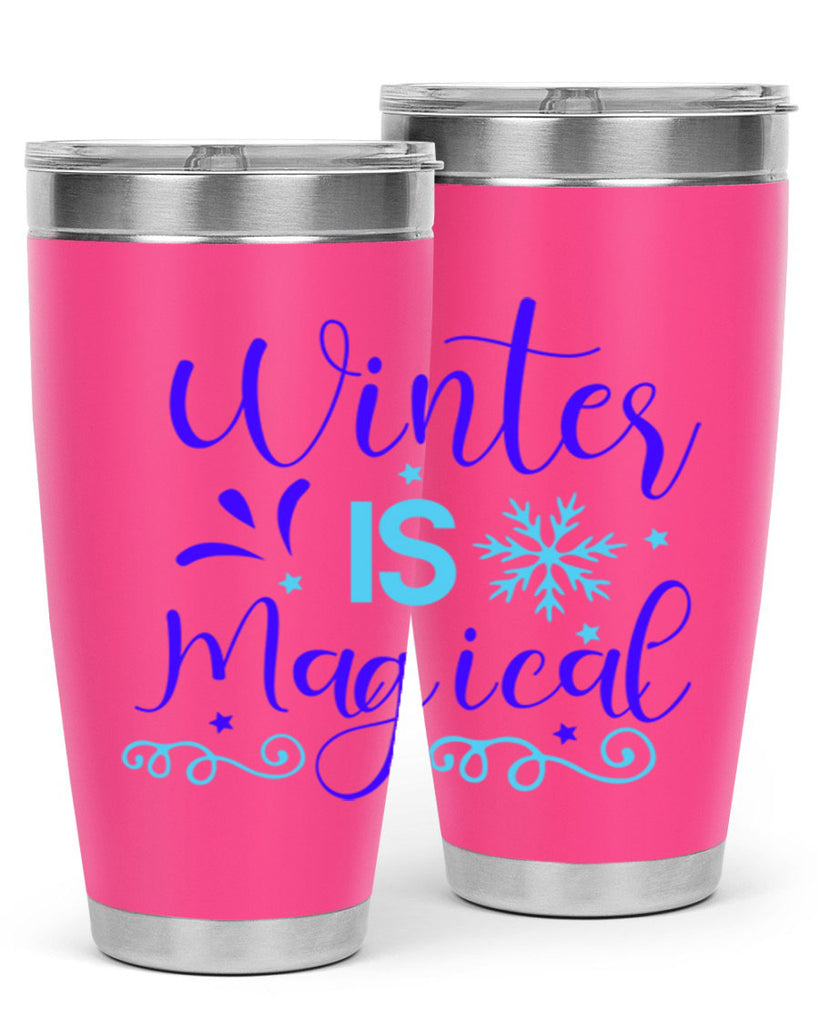 winter is magical 510#- winter- Tumbler