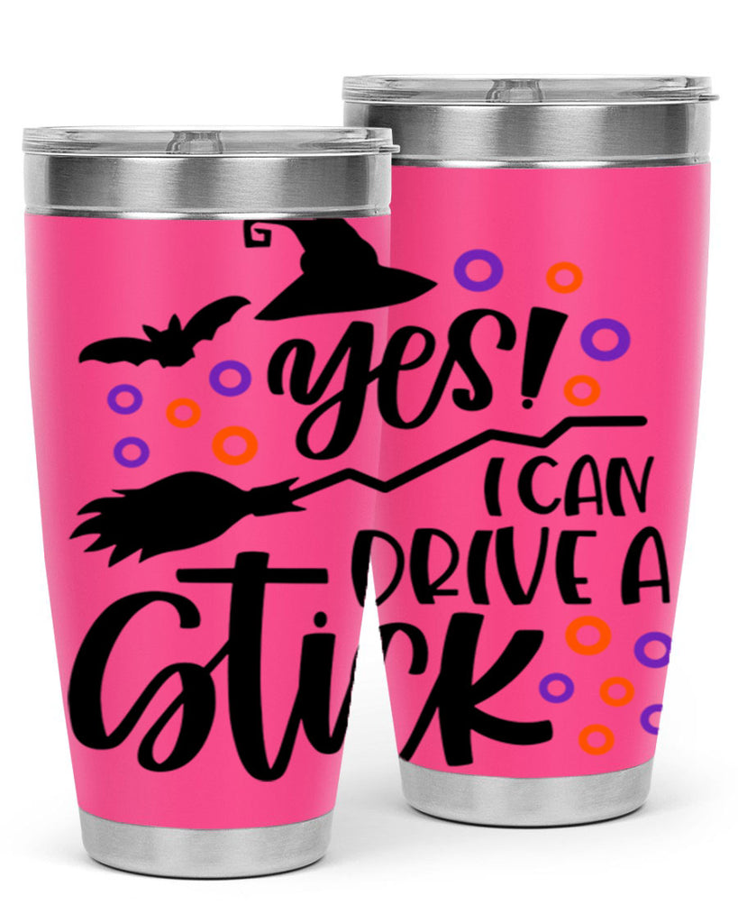 yes i can drive a stick 3#- halloween- Tumbler