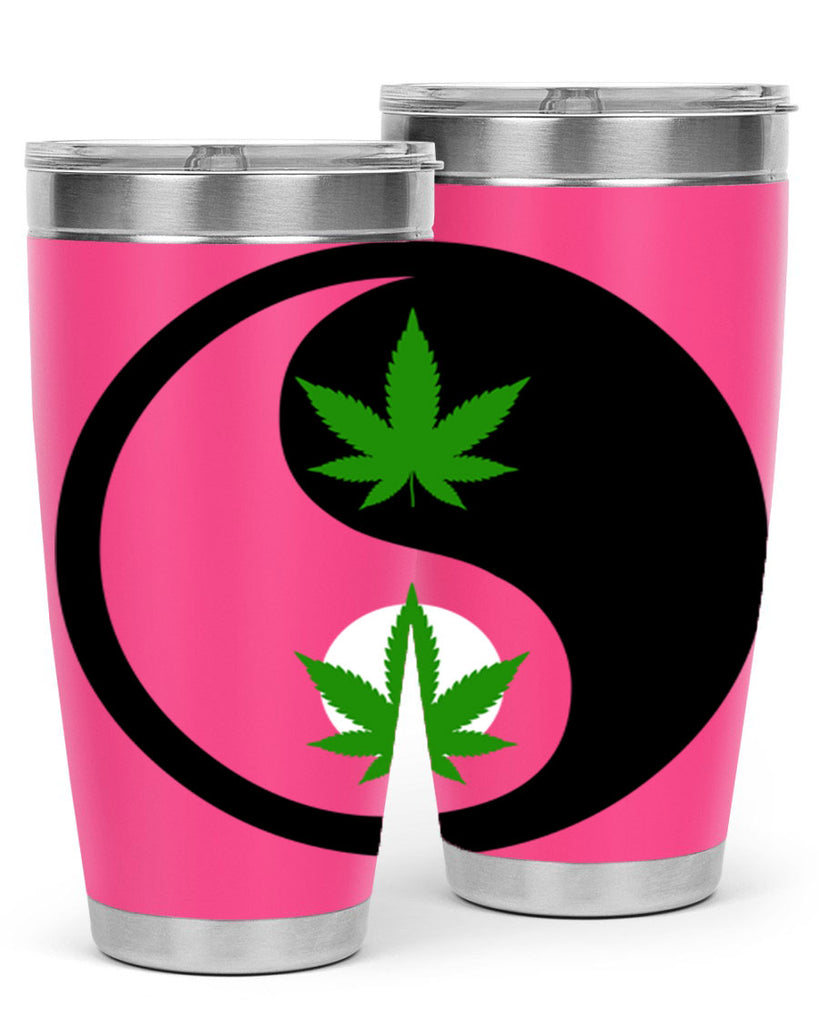 yin and yang weed 311#- marijuana- Tumbler