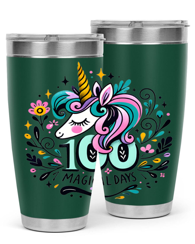 100 Day Magical Sublimation 27#- 100 days of school- Tumbler