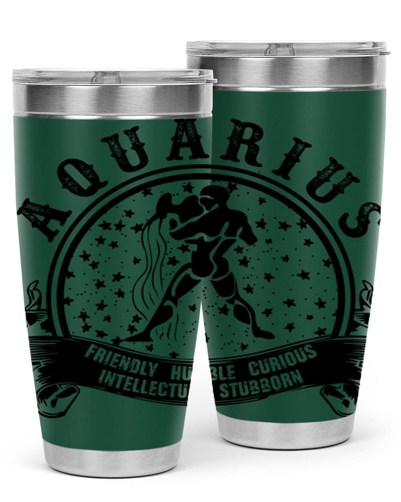 Aquarius 42#- zodiac- Tumbler