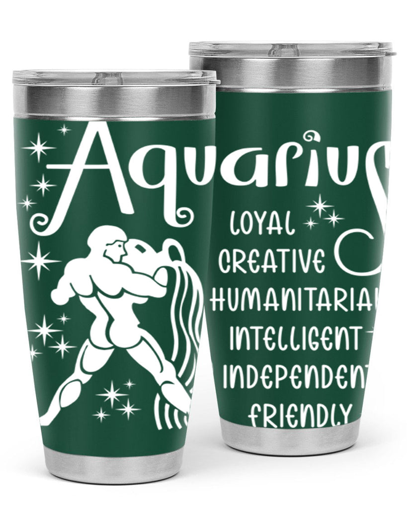 Aquarius 68#- zodiac- Tumbler