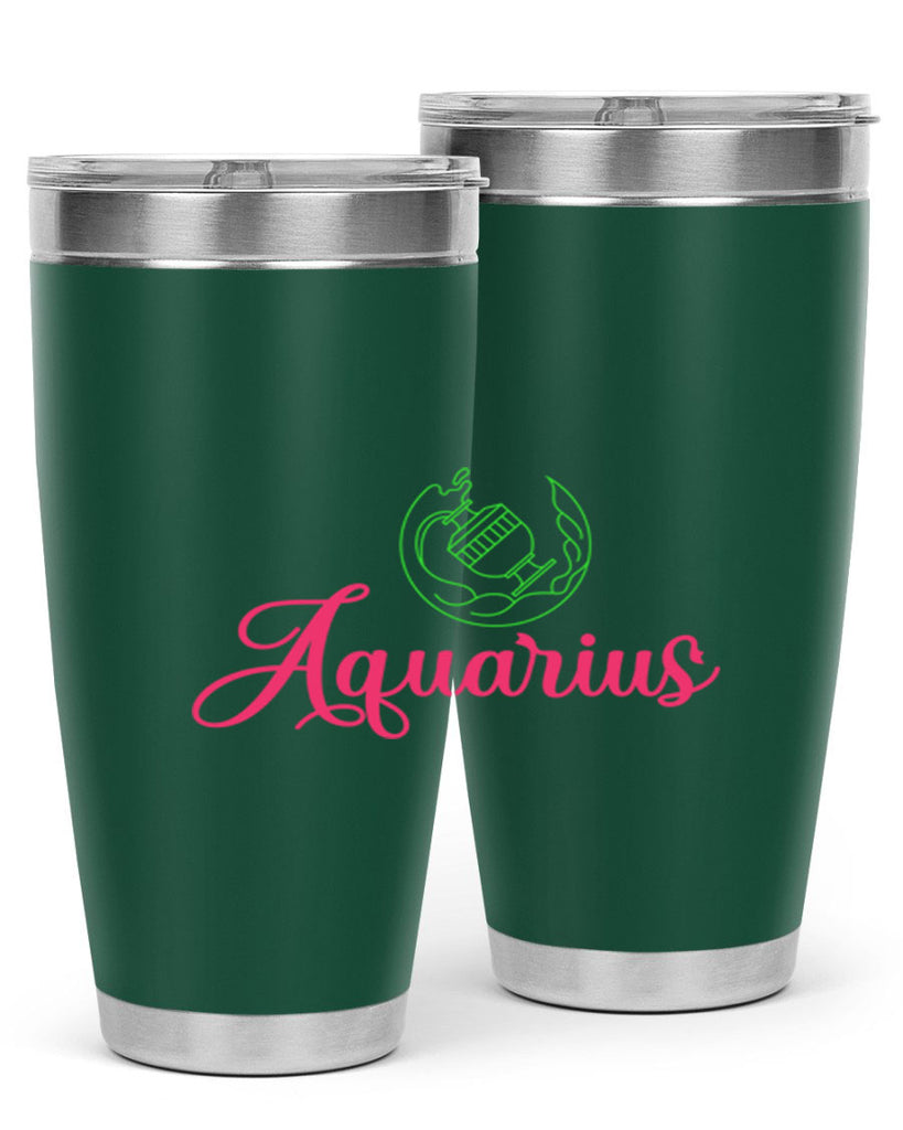 Aquarius 70#- zodiac- Tumbler