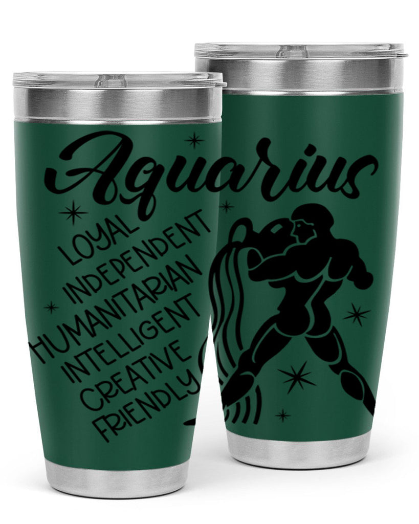 Aquarius 72#- zodiac- Tumbler