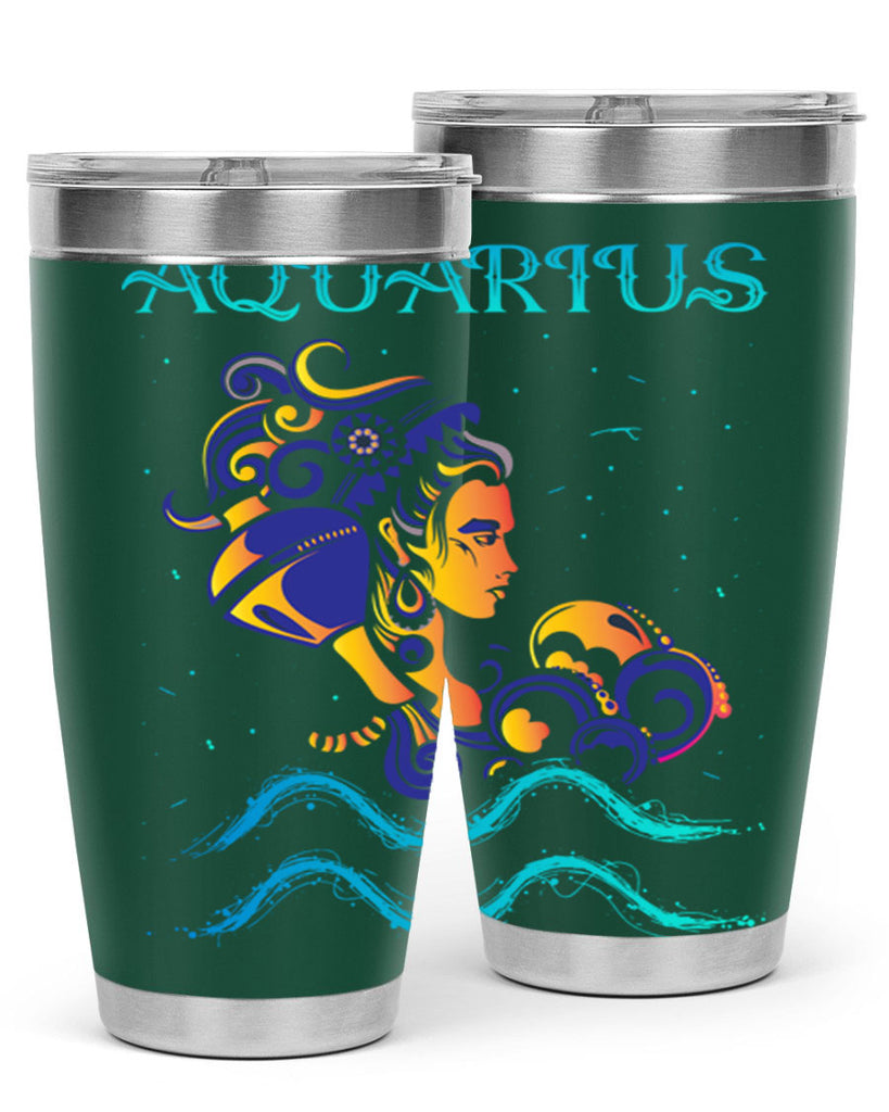 AquariusZodiac 76#- zodiac- Tumbler