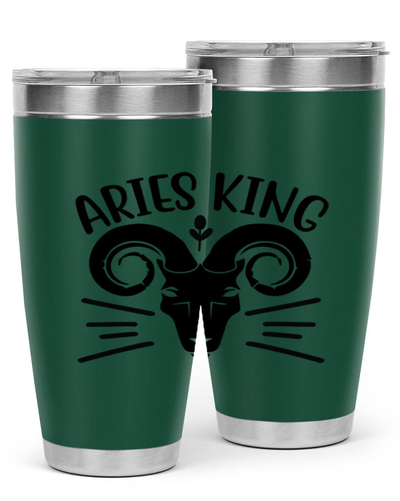 Aries king 109#- zodiac- Tumbler