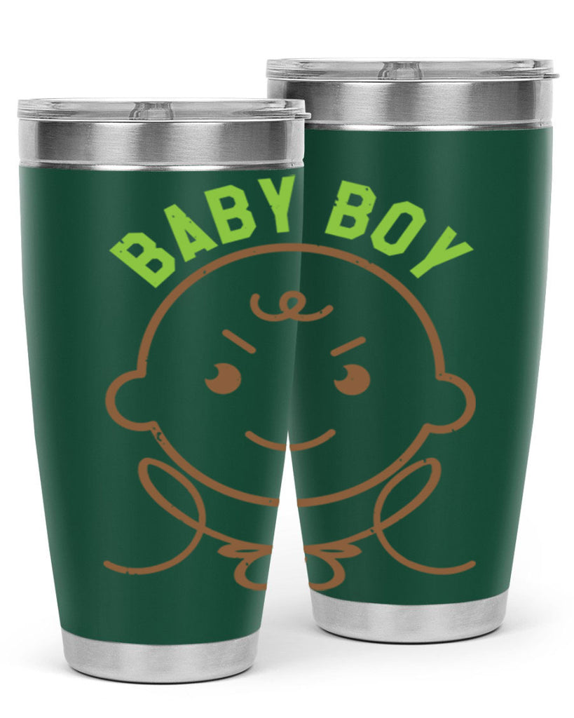 Baby Boy Style 4#- baby shower- tumbler