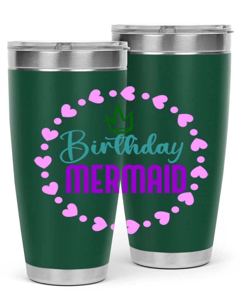 Birthday Mermaid 70#- mermaid- Tumbler