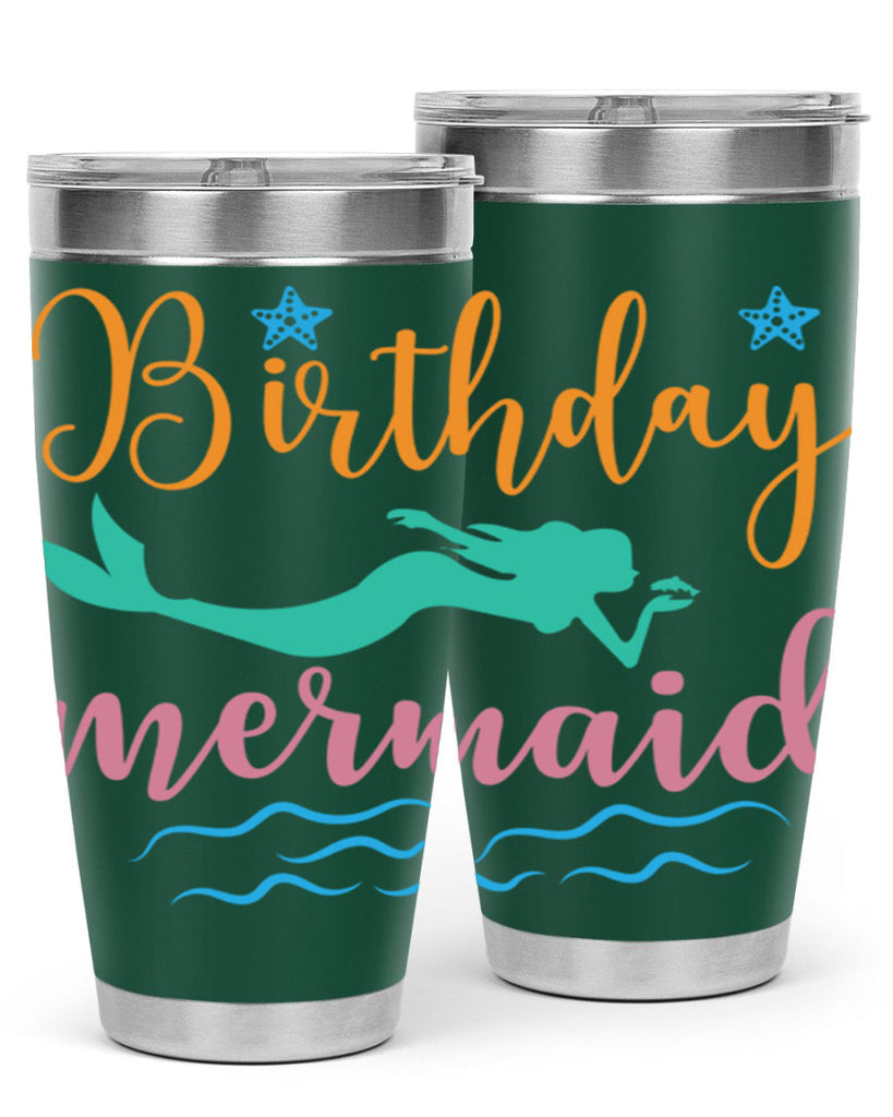 Birthday Mermaid Design 79#- mermaid- Tumbler
