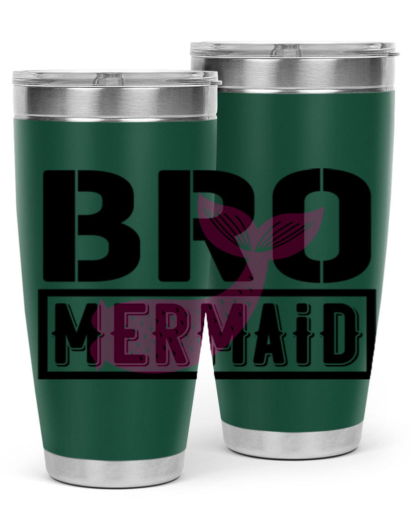 Bro mermaid 85#- mermaid- Tumbler