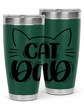 Cat Dad Style 81#- cat- Tumbler