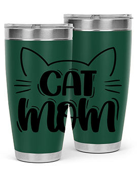 Cat Mom Style 85#- cat- Tumbler